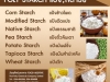 CORN STARCH, PEA STARCH, POTATO STARCH, TAPIOCA STARCH, WHEAT STARCH