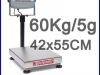 เครื่องชั่งแบบตั้งพื้น 60Kg ความละเอียด 5g แท่นชั่ง 42x55cm