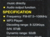 วิทยุ FM MP3 L-938 สีขาว