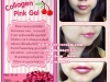 ลิปcollagen pink gel